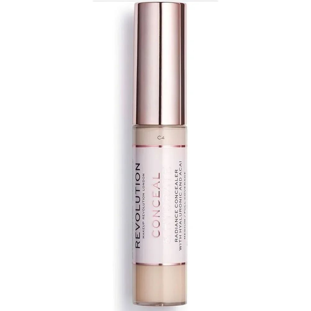 New Sealed Makeup Revolution Conceal & Hydrate Radiance Concealer in shade C4